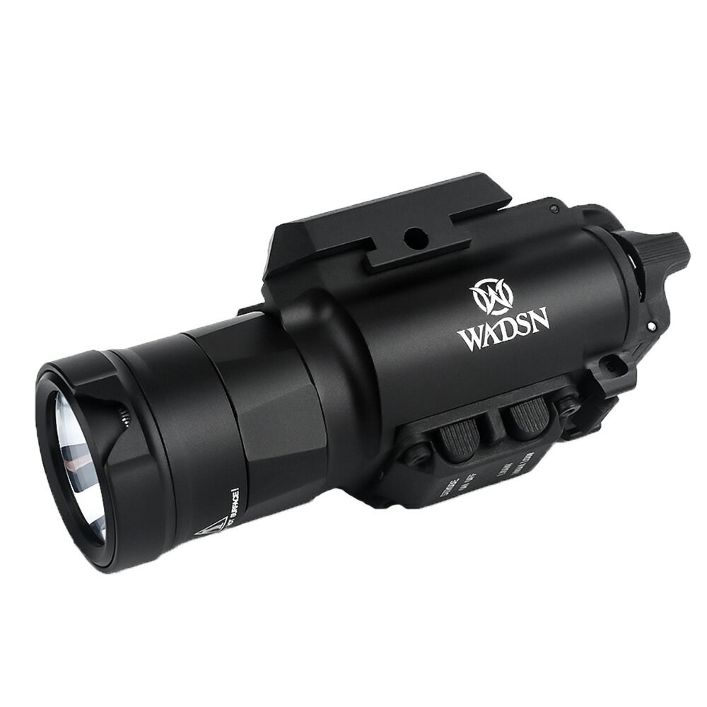 WADSN ウエポンライト XH35 ストロボ機能付き 最大800ルーメン WD04002 ワズン フラッシュライト 20mmレール用 ピカティニーレール用 夜戦 ウェポンライト ピストルライト けん銃用ライト ハンドガンライト