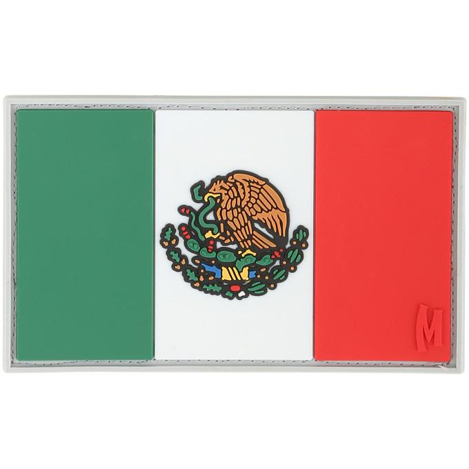 MAXPEDITION パッチ メキシコ国旗 ベルクロ PVC製 マックスペディション Mexico Flag ミリタリーパッチ ミリタリーワッペン アップリケ 記章 ラバー 国旗ワッペン 国旗パッチ スリーブバッジ ナショナルフラッグ National flag