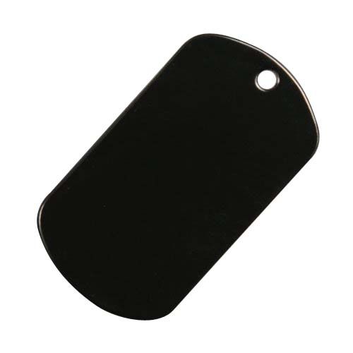ドッグタグ プレート 8393 ブラック | ドックタグ 認識票 DOG TAG つやあり 艶あり つやなし メンズアクセサリー 識別票 Dog Tag 個人識...