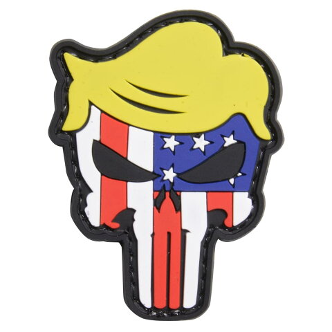 FIVE STAR GEAR パッチ 星条旗 トランプパニッシャー ベルクロ ファイブスターギア ミリタリーパッチ TRUMP PUNISHER アメリカ国旗 ドクロ ミリタリーワッペン アップリケ 記章 ラバー