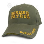 Rothco キャップ ボーダーパトロール 9368 OD 国境警備隊 | ベースボールキャップ 野球帽 メンズ ワークキャップ ミリタリーハット ミリタリーキャップ 帽子 通販 販売 LE装備 警察