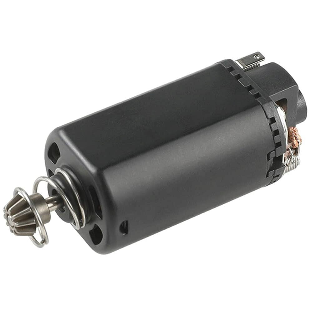 ミリタリーショップ レプマートのH.T.G Basic モーター 玄 ショートシャフト 電動ガン用 HTG-MOTOR-001-S エイチティージーベーシック KURO クロ SHORT 電動ガンモーター トルクモーター 電動機 電気モーター 電動モーター エレクトリックモーター 回転機 駆動機 動力機 原動機｜アングル3
