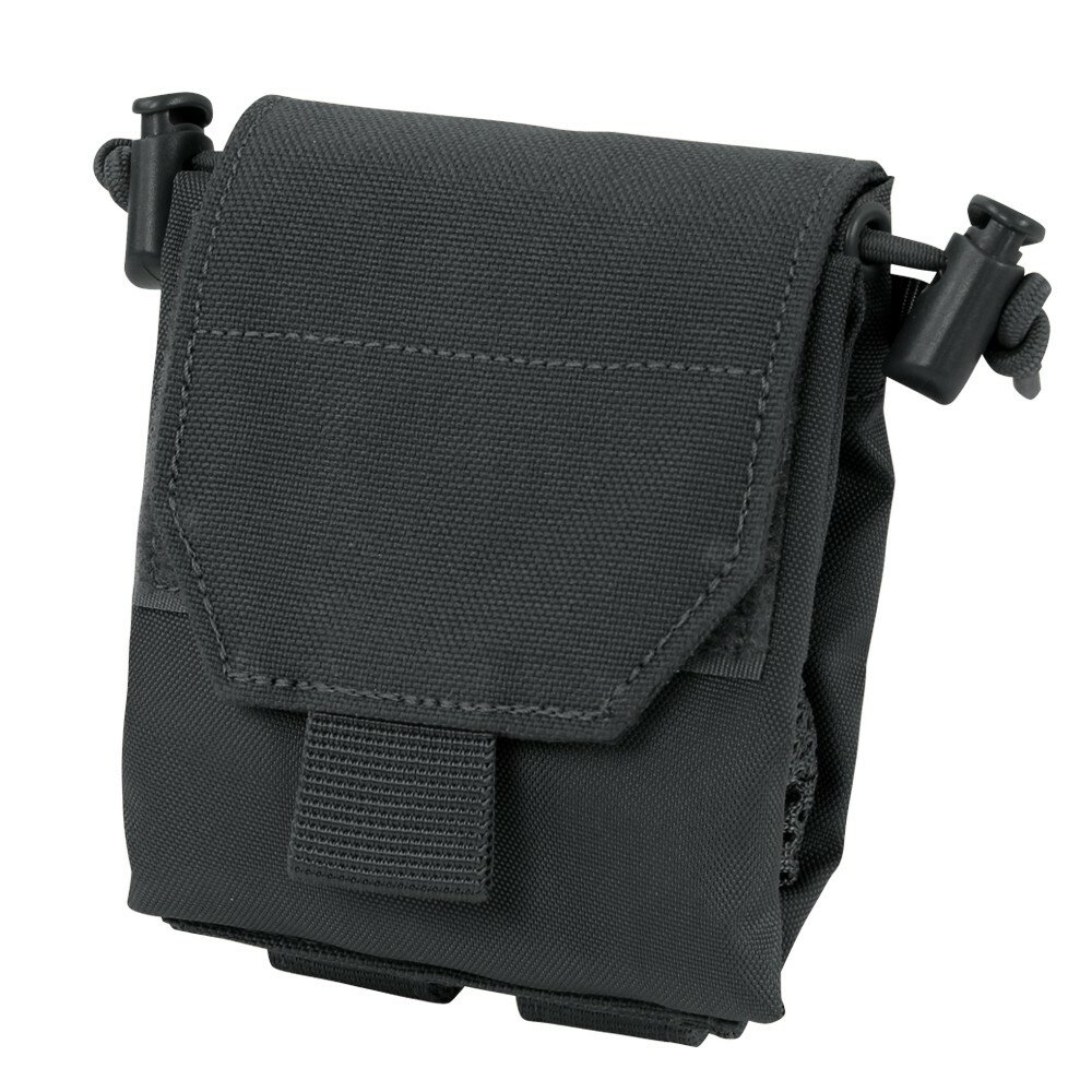 CONDOR マイクロダンプポーチ STANAG ライフルマガジン収納可能 ブラック コンドル MICRO DUMP POUCH NATO ベルトポーチ ユーティリティーポーチ ミリタリーポーチ サバゲー装備 サバゲーポーチ 軍用ポーチ