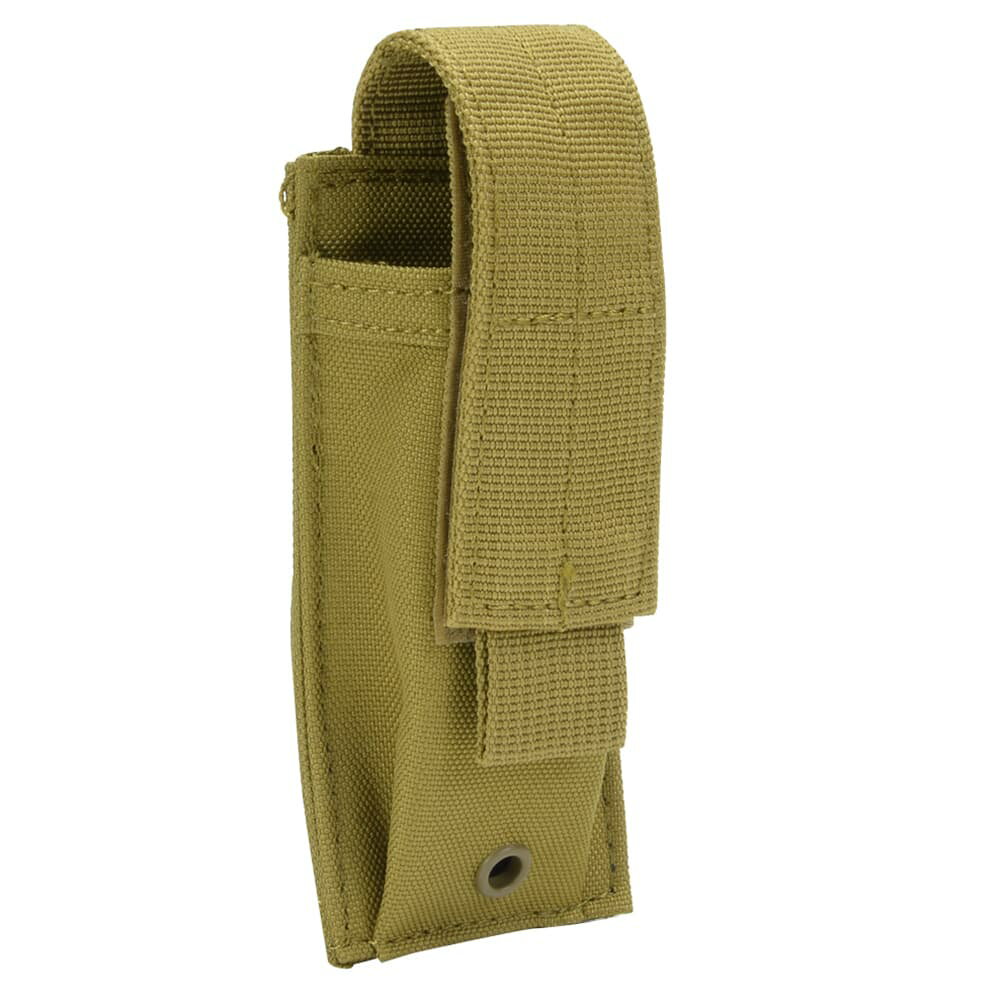 GENESIS マガジンポーチ Economy Series シングルピストルマグ対応 CE E-312 [ カーキ ] ジェネシス single pistol magazine pouch マグポーチ ピストルマグポーチ サバゲーポーチ ピストルマガジンポーチ ピストルマガジンケース ピストルマガジンバッグ