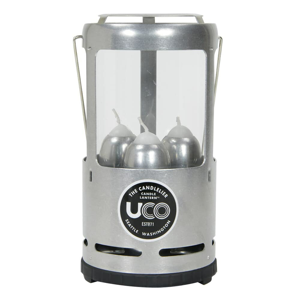 UCO キャンドルランタン キャンドリア 明るさ3倍 専用ろうそく使用  ユーコ Candlelier Candle Lantern アウトドア用 キャンプ用 照明 液体燃料式ランタン ガソリンランタン オイルランタン