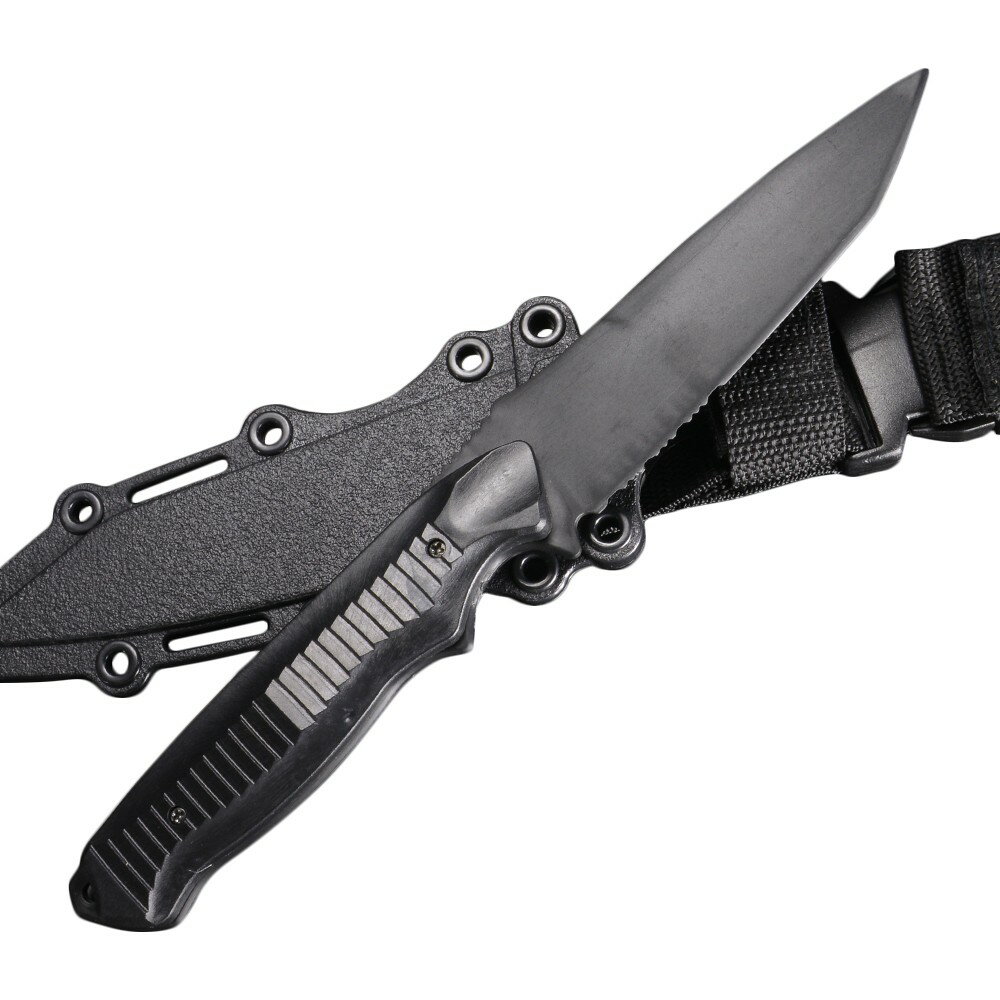 ダミーナイフ BENCHMADE ニムラバス型 トレーニングナイフ ブラック トレーナー 模造ナイフ 模造刀 樹脂ナイフ 練習用 CQC CQB ベルトループ ゴム製 ABSプラスチック トレーニング用ナイフ 練習用ナイフ 訓練用ナイフ