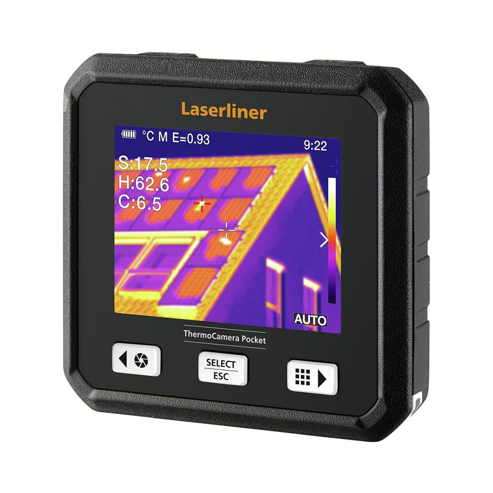 UMAREX Laserliner サーマルカメラ ThermoCameraポケット 160×120ピクセル 防水IP54 熱画像カメラ サーモカメラ 熱感知 カメラ 赤外線 サーマルイメージャー 熱探知 熱検知 温度測定 サーモセンサー