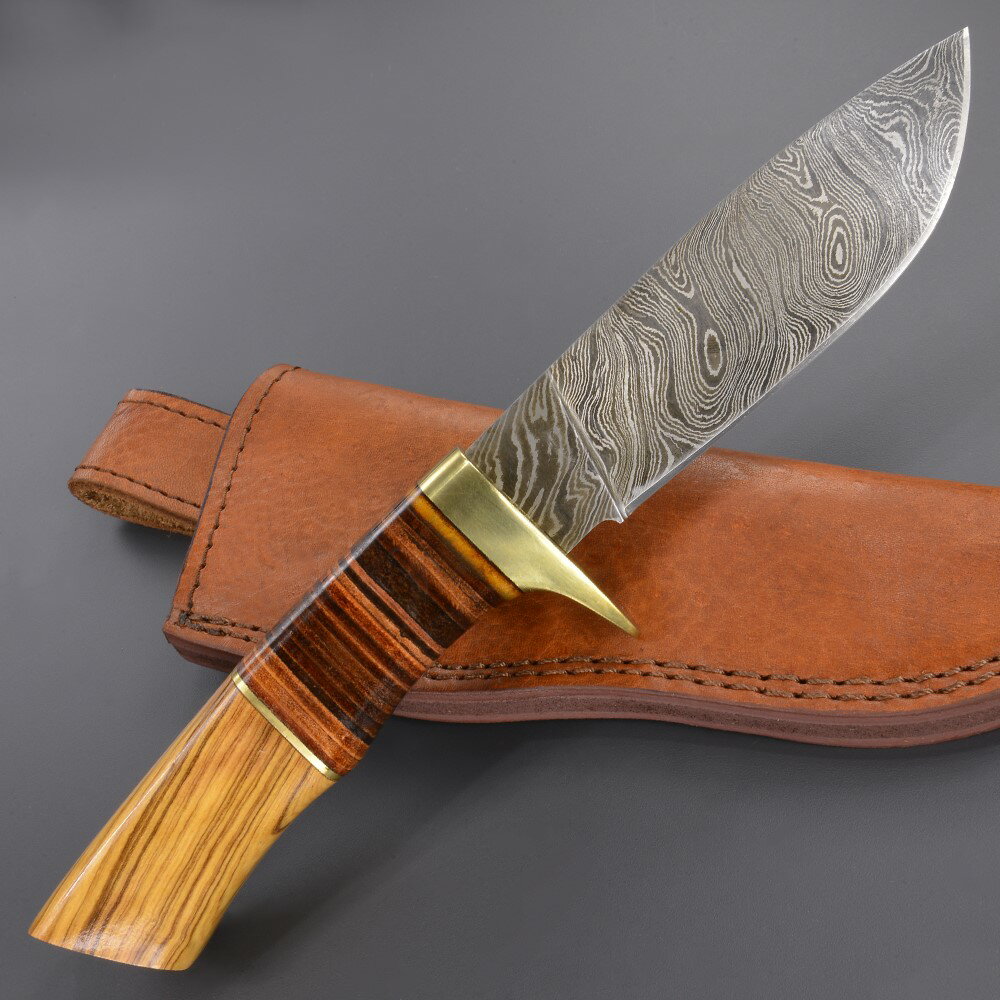 ハンティングナイフ ダマスカス鋼 DM1100 Damascus Blade Knife スキナー ハンターナイフ 狩猟 解体用 スキニングナイフ サバイバルナイフ シースナイフ ハンティング用ナイフ 狩猟ナイフ 狩猟用ナイフ ジビエナイフ通販格安セール情報 楽天 通販