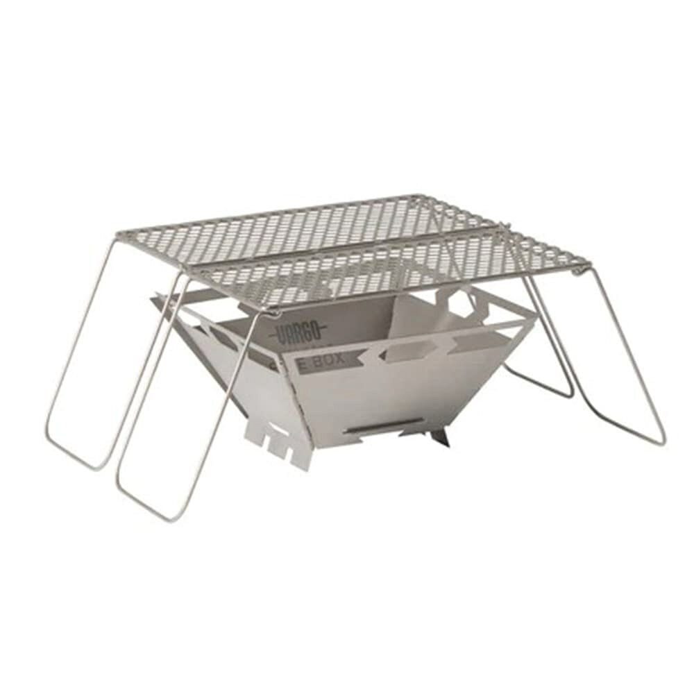VARGO アウトドアストーブ&グリルセット FIRE BOX 2.0 チタン製 収納袋付き T-320 コンロ バーゴ ファイヤボックス2.0 Titanium キャンプ用品 アウトドア用品 ストーブスタンド ポータブルコンロ バーナー 調理用ストーブ キャンプストーブ アウトドアストーブ レジャー digisto-10758610 ミリタリーショップ レプマート サンプル画像2