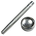 ジャンパーホック 打ち具 オスメス対応台座セット 15mm用 ハンドメイド レザークラフト ツール パーツ 革製品 レザークラフト工具 通販 販売