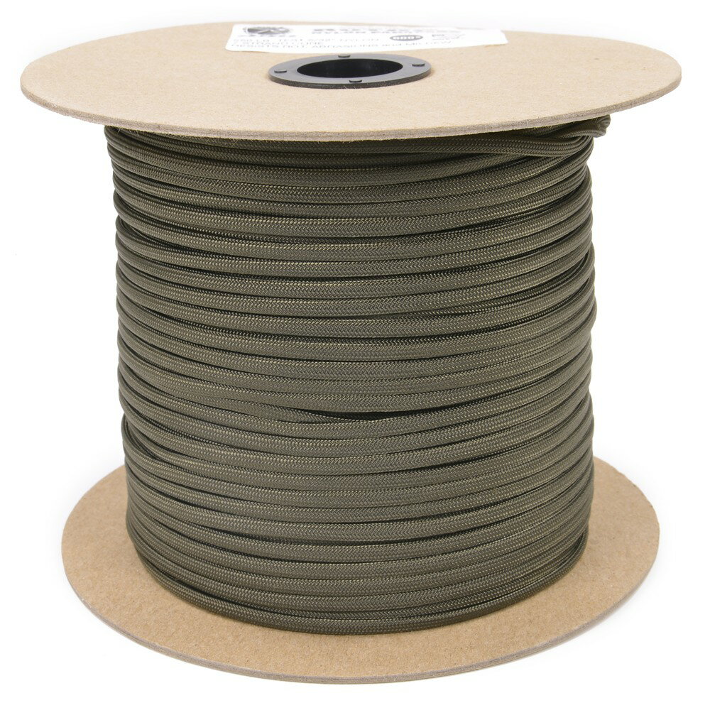ROTHCO パラコード タイプ3 オリーブドラブ [ 183m ] ロスコ 550パラコード パラシュートコード OD ロープ 綱 靴紐 靴ひも シューレース 550コード ナイロンコード 紐 ひも