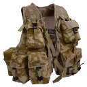 イギリス軍放出品 タクティカルベスト デザートDPM ポーチ8個付 イギリス迷彩 デザート迷彩 軍払い下げ アサルトベスト ミリタリーグッズ ミリタリー用品 サバゲー装備 戦闘用ベスト 戦闘ベスト ミリタリーベスト ミリタリーサープラス(3)