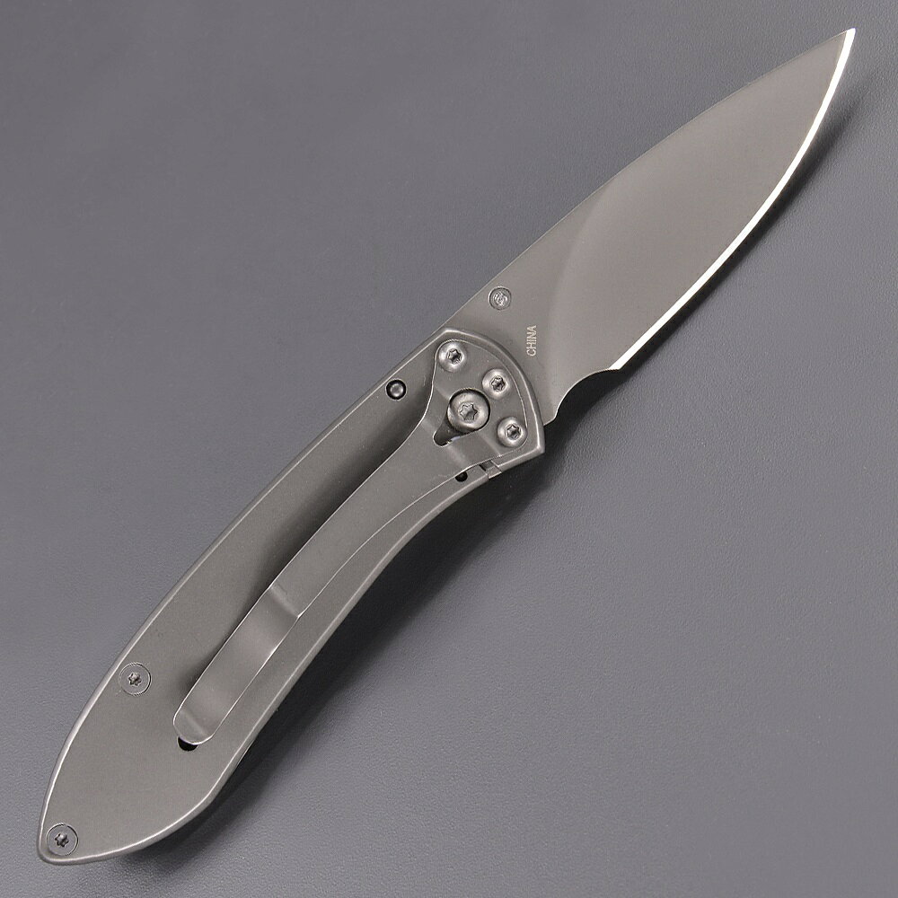 BUCK 折りたたみナイフ ノーベルマン 327TT チタン ノーブルマン Flamelock フレー...