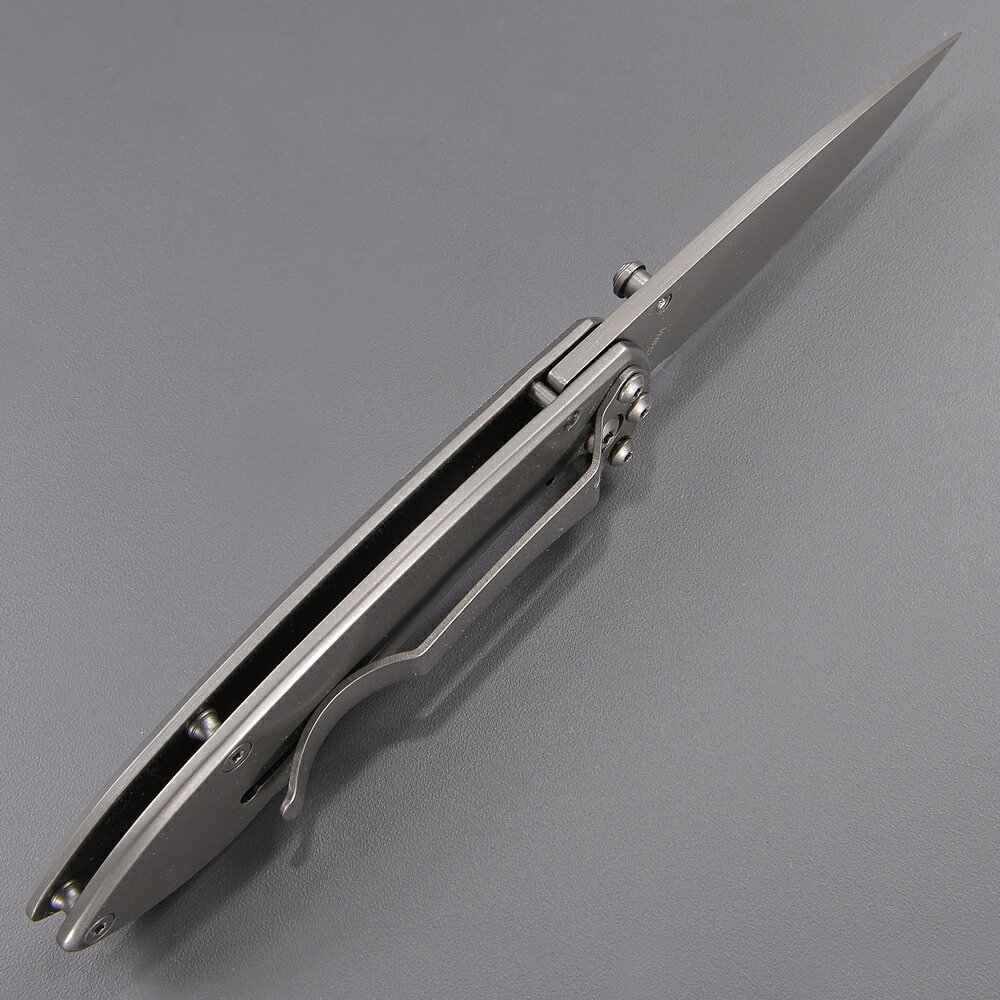 BUCK 折りたたみナイフ ノーベルマン 327TT チタン ノーブルマン Flamelock フレー...