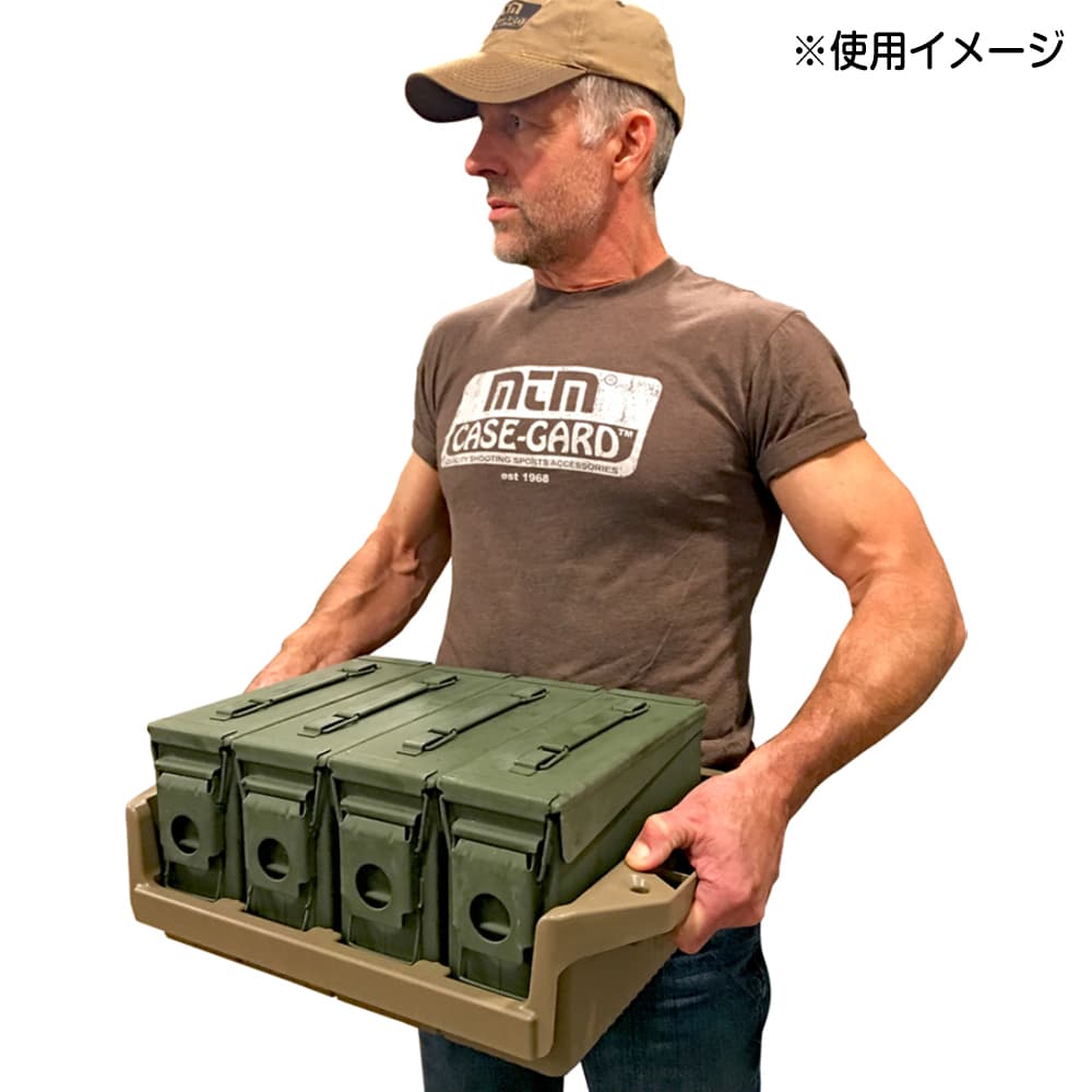 MTM アモカントレー ポリプロピレン製 アモカン収納 ダークアースカラー [ 30キャ...