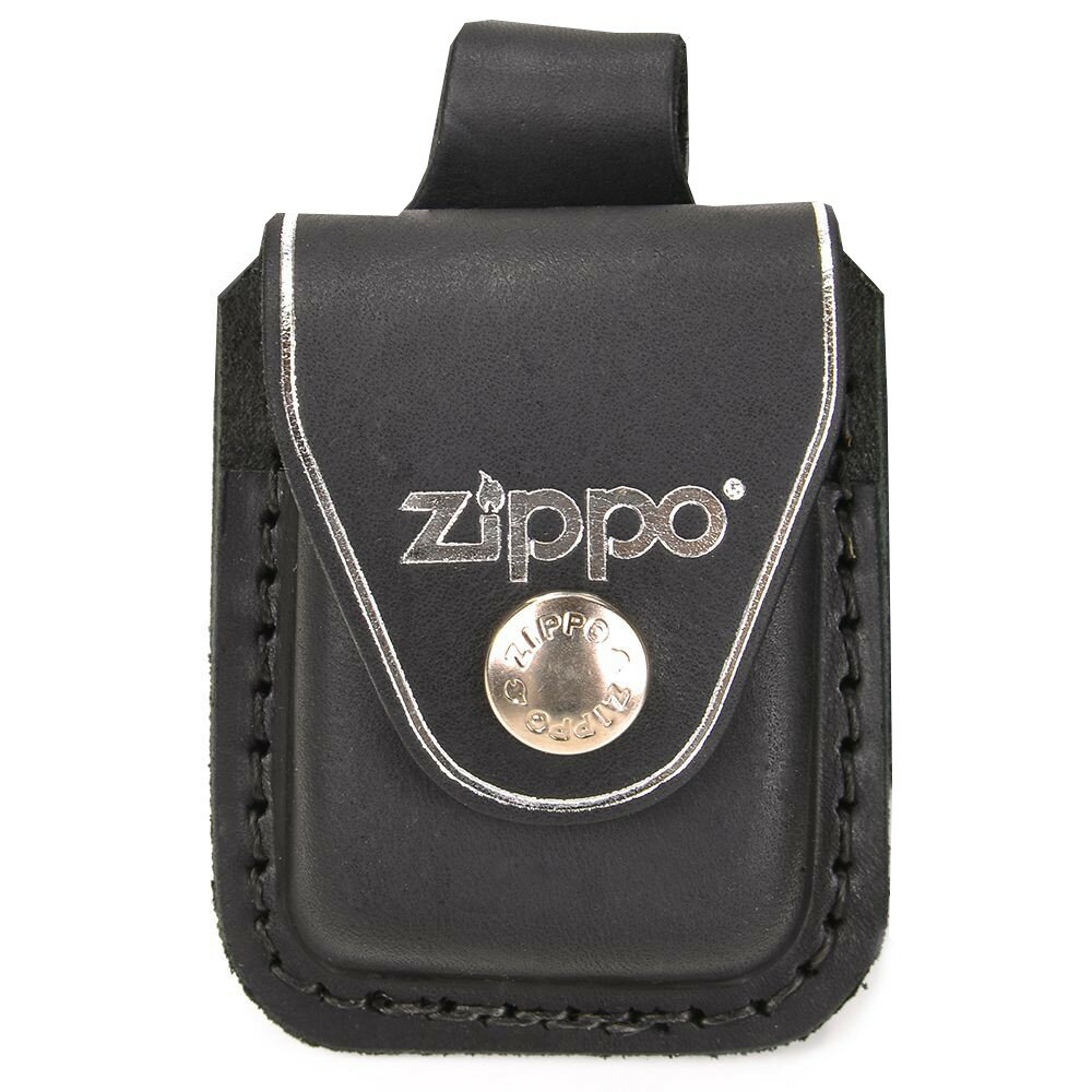 革 zippo ZIPPO ライターポーチ 革製 LPL [ ブラック ] | ジッポー オイルライター レザーポーチ 通信販売