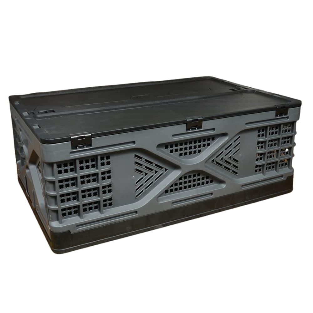 コンテナボックス 折り畳み式 ロック付き蓋