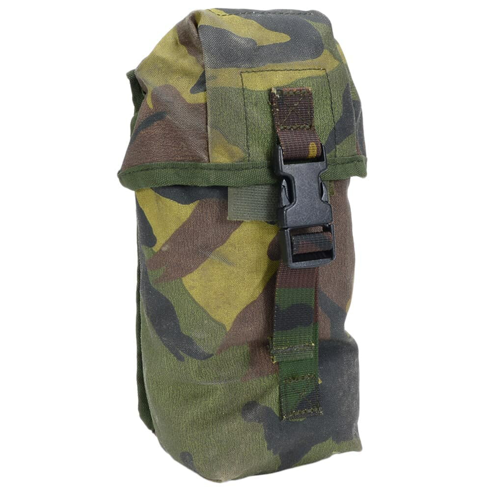 オランダ軍放出品 ユーティリティポーチ 小型 ウッドランド迷彩 軍物 多目的ポーチ ウッドランドカモ オランダDPM迷彩 ミリタリーポーチ 軍用ポーチ サバゲーポーチ ミリタリーサープラス ミリタリーグッズ