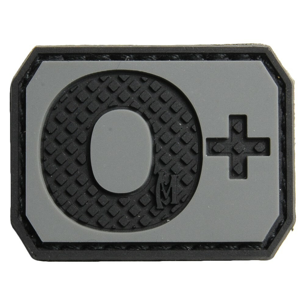 MAXPEDITION パッチ 血液型 ＋POS ベルクロ PVC製 [ SWAT / O+ ] マックスペディション ブロッドタイプ 陽性 Rh ミリタリーワッペン ア..