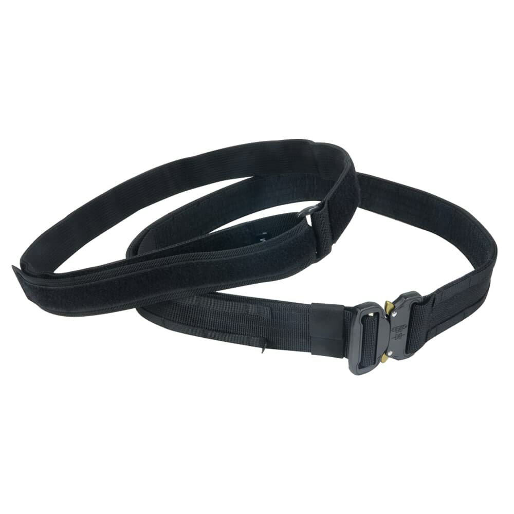 GENESIS ガンファイターベルト RONIN インナーベルト&MOLLEベルト E-407-BK-M モールベルト ミリタリーベルト サバゲーベルト 装備ベルト デューティーベルト 戦闘ベルト コンバットベルト 戦闘用ベルト RONINタイプ戦術ベルト Wベルト ブラック MOLLEシステム ベルト