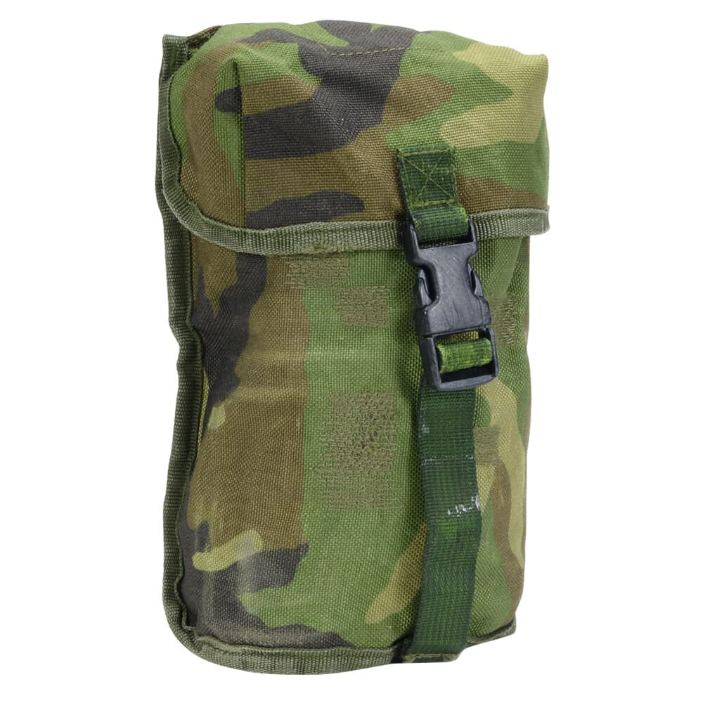 オランダ軍放出品 ボトルポーチ MOLLE対応 ウッドランド迷彩 [ 難あり ] 軍物 オランダ迷彩 ウッドラン..