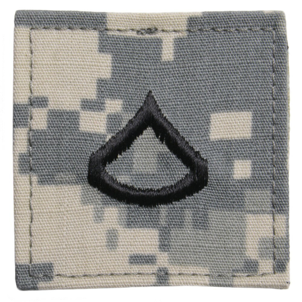 Rothco ミリタリーワッペン アメリカ軍 階級章 上等兵 ベルクロ [ ACUデジタルカモ ] | ミリタリーミリタリーパッチ アップリケ 記章 徽章 襟章 肩章 胸章 階級章ワッペン ランクバッジ パッチ スリーブバッジ 階級 袖章 ランク ワッペン 刺繍 エンブレム
