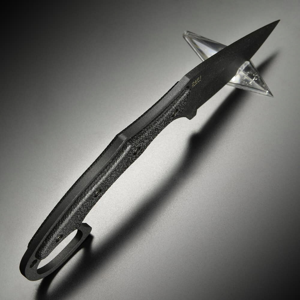 ミリタリーショップ レプマートのKA-BAR ポケットナイフ TDI Pocket Strike シース付属 KA2491 ケーバー TDIポケットストライク ドロップポイント シースナイフ アウトドアナイフ 刃物 キャンプナイフ 渓流ナイフ ネックナイフ ネックレスナイフ ペンダントナイフ ストラップナイフ ネックシースナイフ｜アングル3