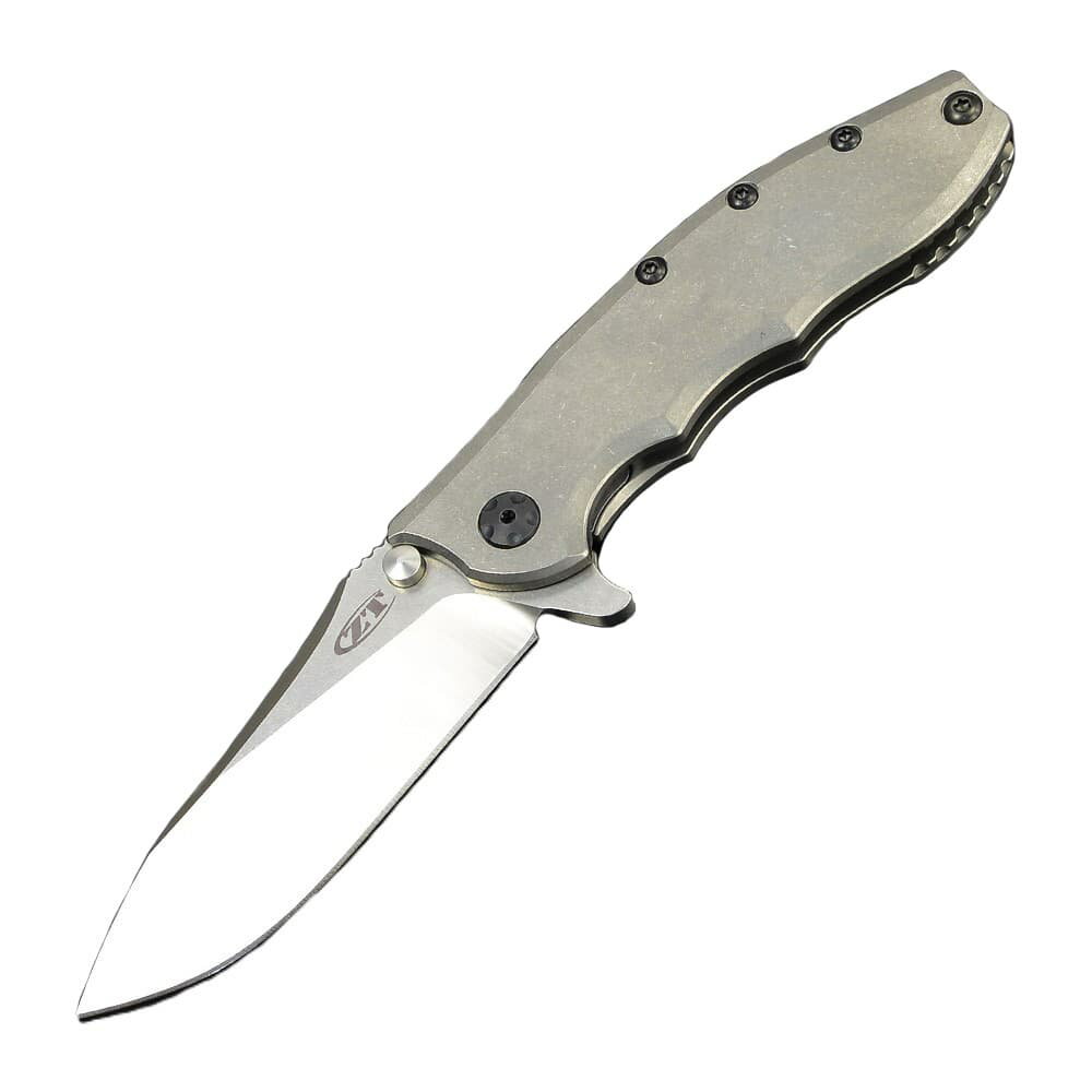 Zero Tolerance 折りたたみナイフ Hinderer Slicer フレームロック 0562TI 板ばね...
