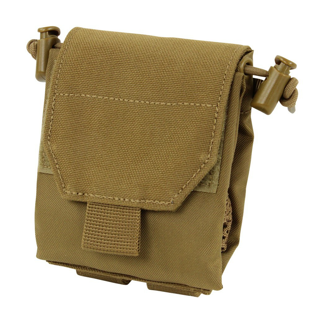 CONDOR マイクロダンプポーチ STANAG ライフルマガジン収納可能 [ コヨーテブラウン ] コンドル MICRO DUMP POUCH NATO ベルトポーチ ユーティリティーポーチ ミリタリーポーチ サバゲー装備 サバゲーポーチ 軍用ポーチ