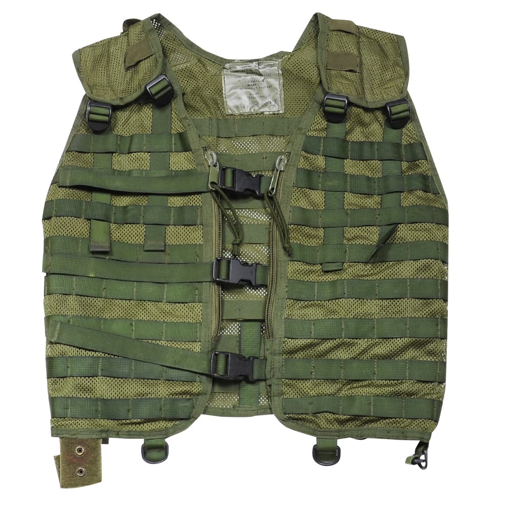 オランダ軍放出品 モジュラーベスト MOLLE対応 オリーブ [ Mサイズ / 可 ] アサルトベスト DOUTH ARMY ISSUE VEST コンバット メッシュ ミリタリー サバゲー装備 タクティカルベスト 戦闘用ベスト 戦闘ベスト ミリタリーベスト ミリタリーサープラス ミリタリーグッズ