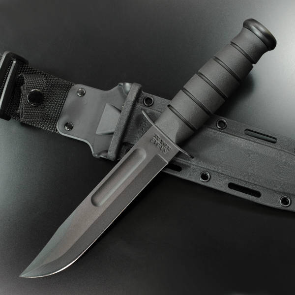 KA-BAR ハンティングナイフ 1213 ハイカーボン 直刃 ケーバー ミリタリーファイティングナイフ フィックスブレード ハンターナイフ ハンターズナイフ ハンティング用ナイフ 狩猟ナイフ 狩猟用ナイフ ジビエナイフ ジビエ用ナイフ 解体ナイフ 解体用ナイフ サバイバルナイフ