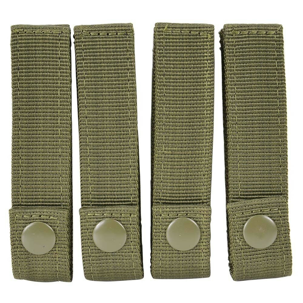 CONDOR モジュラーストラップ 4本セット [ オリーブドラブ / 4インチ ] コンドルアウトドア モールシステム MOLLE モールアクセサリー MOLLEアダプター パルス モーリー PALSのサムネイル