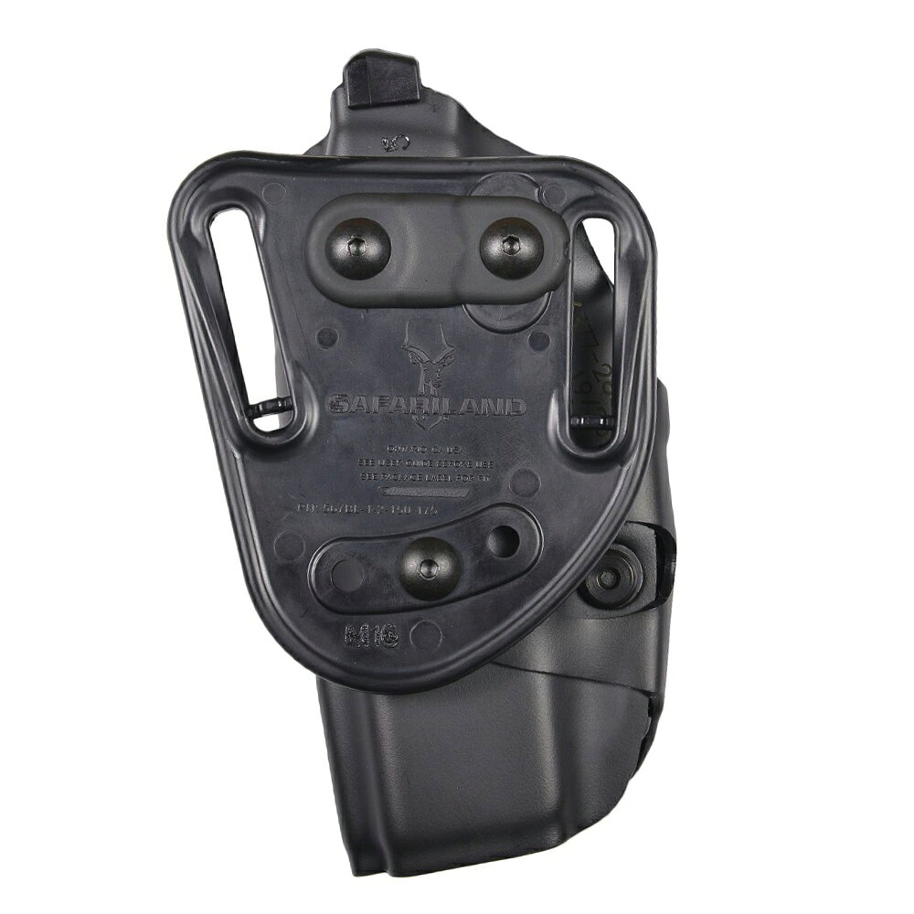 ミリタリーショップ レプマートのSAFARILAND ヒップホルスター ALS Glock19/23 右利き 6377-283-411 サファリランド コンシールメントホルスター ベルトループホルスター 拳銃嚢 ベルトホルスター LV2以上 レベル2以上 CQC CQB 奪われにくい プラスチック 樹脂製 腰用ホルスター ガンホルスター｜アングル2