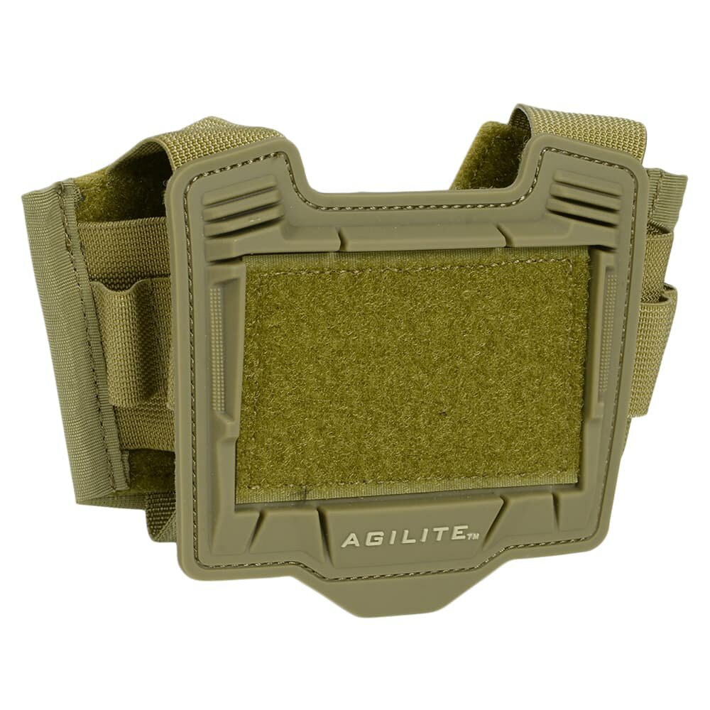 AGILITE ヘルメットポーチ 各種ヘルメットカバー対応 [ コヨーテタン ] アジライト DETACHABLE UNIVERSAL COUNTERWEIGHT POUCH ヘルメット用ポーチ リアポーチ 電池収納 バッテリー収納用 ミリタリーヘルメット コンバットヘルメット 部品 1