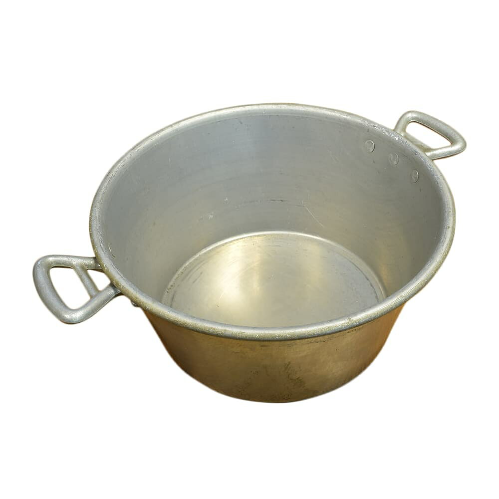 フランス軍放出品 アルミ鍋 クッカー [ 可 ] 軍払い下げ品 FRENCH キャンプ用品 アウトドア コッヘル ..