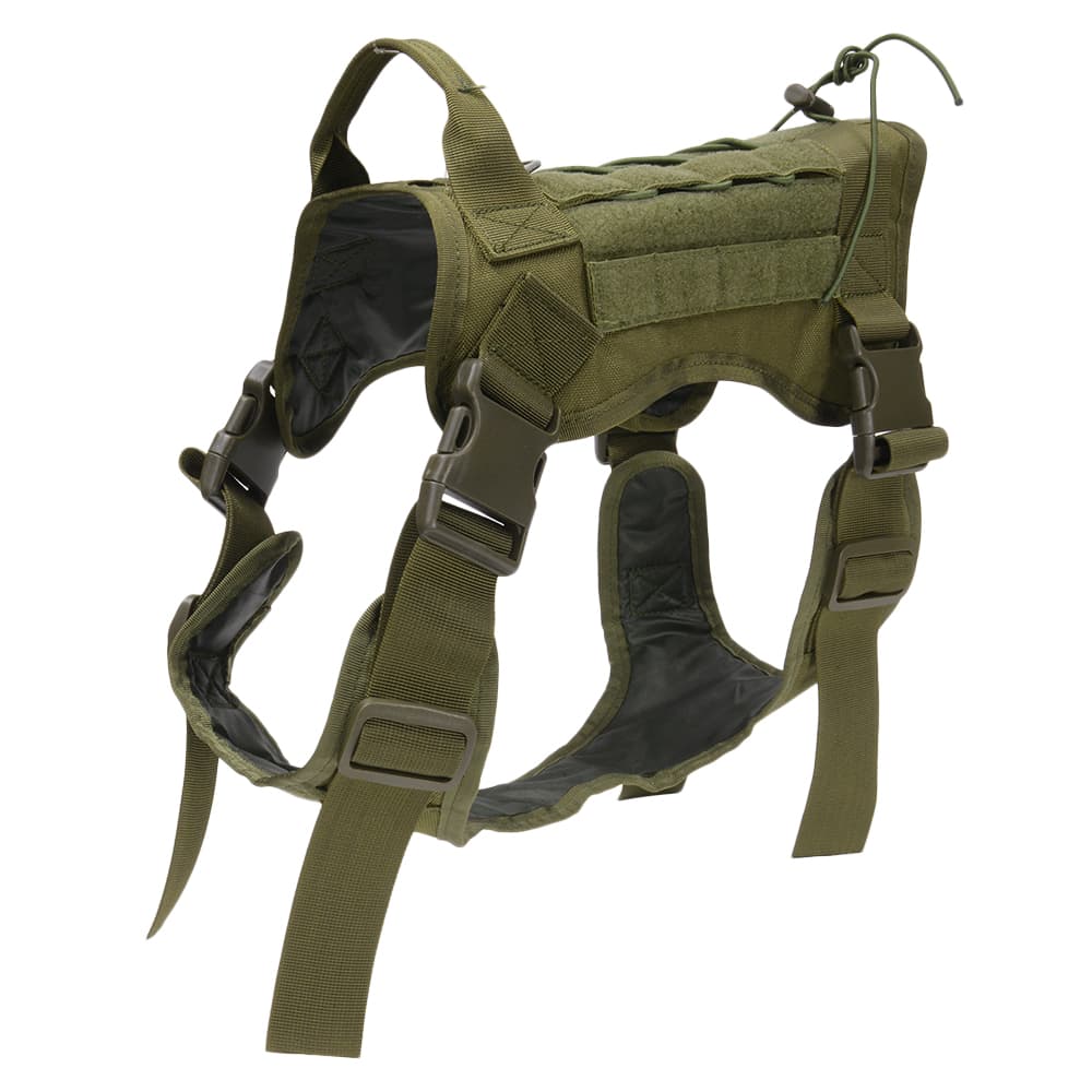 犬用防牙ベスト ドッグウェア MOLLE 狩猟用品 オリーブドラブ / Mサイズ ペット用 タクティカルウェア サバゲー装備 SWAT ミリタリーグッズ ミリタリー用品 アサルトベスト 猟犬 犬用防刺ベスト 犬用保護ベスト 犬用プロテクター 犬用防刃ベスト