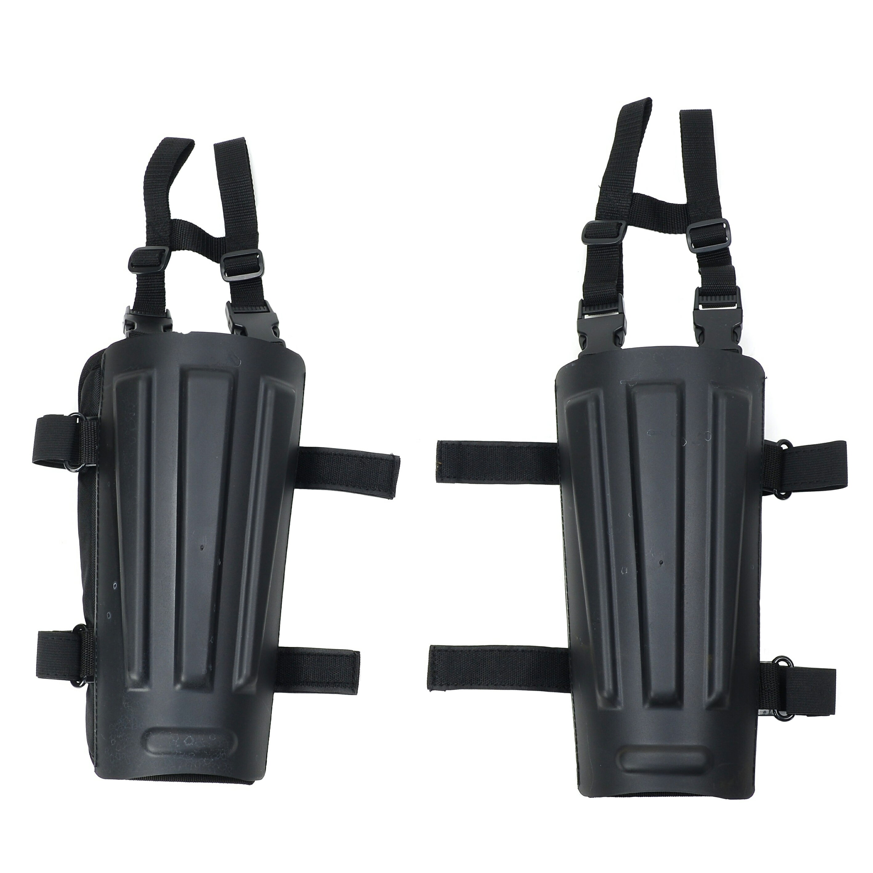 フランス軍放出品 プロテクター 太もも用 ボディアーマー A2CM 左右セット [ ブラック / 可 ] 保護具 ..