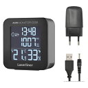 UMAREX Laserliner 空気環境測定器 AirMonitor CO2 卓上時計 082.427A 測定器具 CO2モニター 室内空気質測定器 二酸化炭素測定 換気アラーム 室内環境管理 温度湿度表示 高精度センサー 健康空間サポート CO2測定器 ウマレックス 二酸化炭素測定器 レーザーライナー