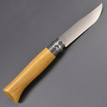 OPINEL 折りたたみナイフ No8 オークウッド ステンレス鋼 オピネル 折り畳みナイフ フォルダー フォールディングナイフ ホールディングナイフ 折り畳み式ナイフ 折りたたみ式ナイフ