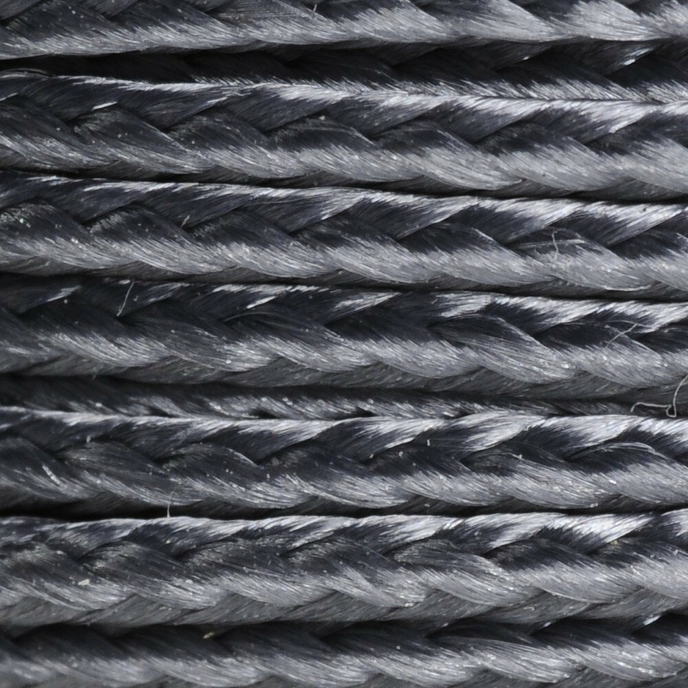 ミリタリーショップ レプマートのATWOOD ROPE ナノコード 0.75mm グラファイト アトウッドロープ ARM Nano cord Graphite 紐 災害 緊急 極細 ナイロン ポリエステル ナイロンコード ひも 糸 いと ナノパラコード マイクロコード ミニコード 細コード 細紐 ミニロープ マイクロロープ ミニパラコード｜アングル3