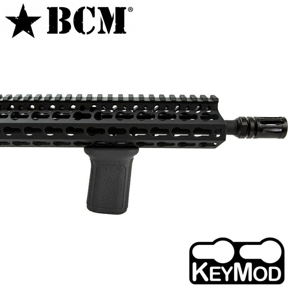 BCM バーティカルフォアグリップ KeyMod用 Vertical Grip Mod.3 ブラック 米国製 Bravo Company Manufacturing ブラボーカンパニーMFG アメリカ製 Made in USA バーチカルグリップ ガングリップ トイガンパーツ サバゲー用品 通販 販売 ライフルグリップ