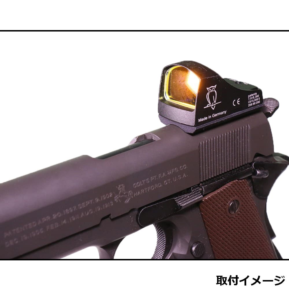 ミリタリーショップ レプマートのDCI GUNS マウントベース V2.0 ドクターサイト 東京マルイ マイクロプロサイト対応 [ コルト1911_ガバメント / GBB用 ] ディーシーアイ ガンズ 4580083310532 ドットサイトマウント ダットサイトマウント Dr. サバイバルゲーム サバゲー ドットサイト ダットサイト｜アングル2