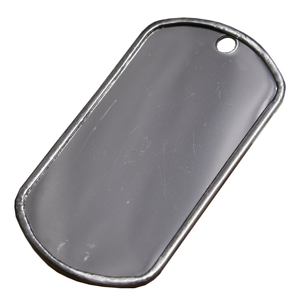 ドッグタグ プレート 鏡面 ステンレス 8381 | ドックタグ 認識票 DOG TAG つやあり 艶あり つやなし メンズアクセサリー 識別票 Dog Tag...