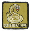 Rothco ミリタリーワッペン 「DONT TREAD ON ME」 72201 ベルクロ ミリタリーパッチ アップリケ 記章 徽章 襟章 肩章 胸章 階級章...