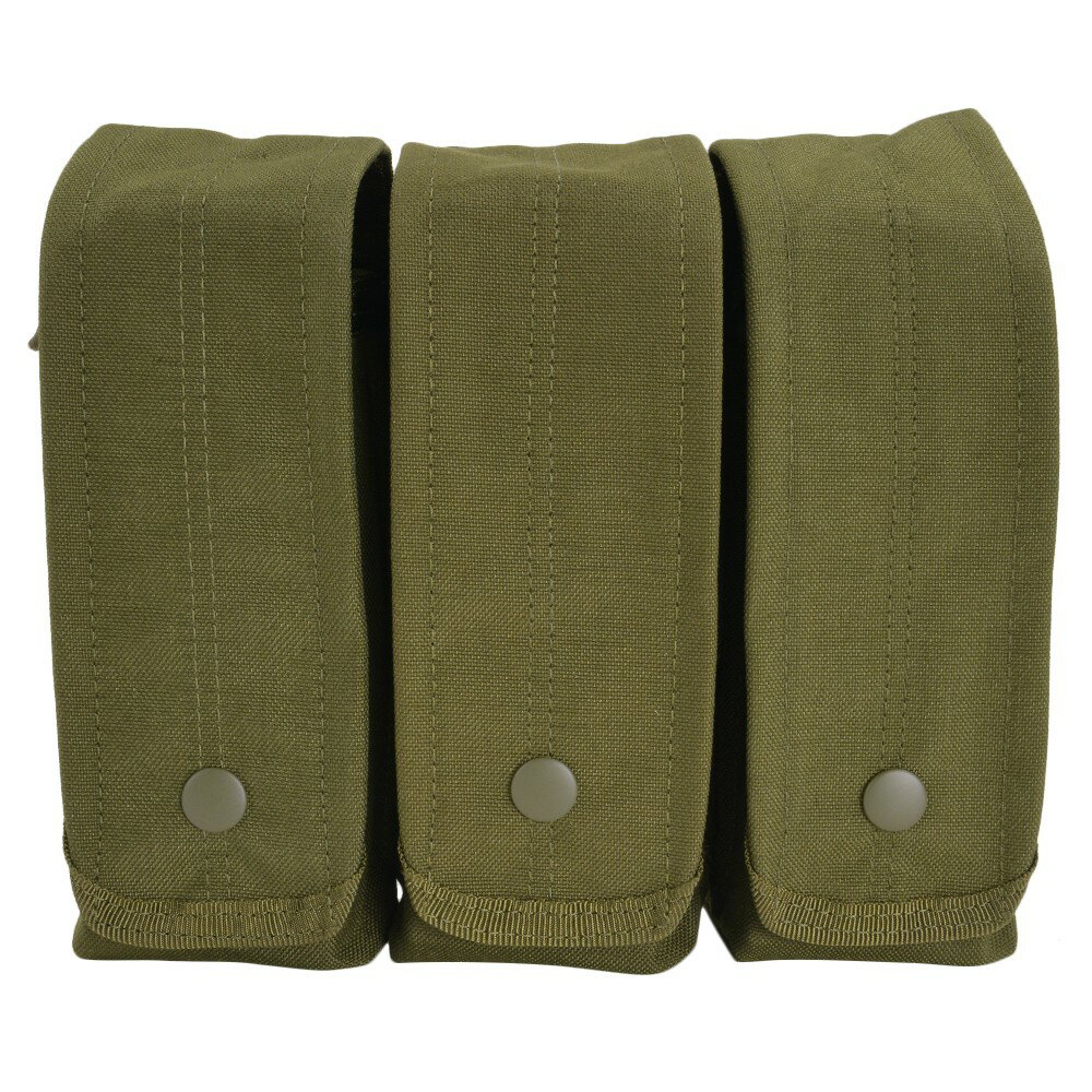 CONDOR トリプルマガジンポーチ AR AK用 6本収納可能 [ オリーブドラブ ] コンドル AKマガジンポーチ ARマガジンポーチ M4マガジンポーチ ピストルマグポーチ 弾倉 ライフルマグポーチ ライフルマガジンポーチ サバゲーポーチ