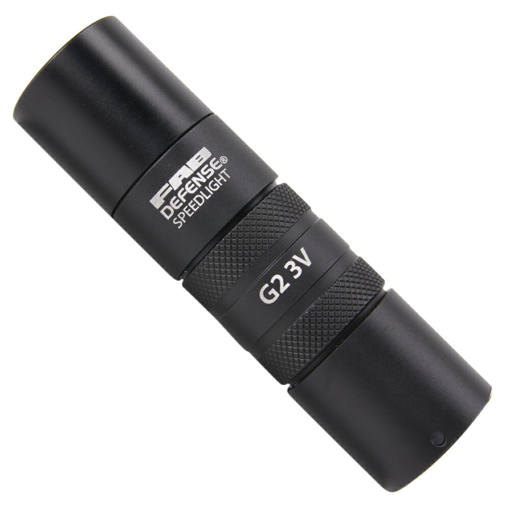 ミリタリーショップ レプマートのFAB Defense フラッシュライト スピードライト G2 3V 1インチ 378ルーメン FABディフェンス タクティカルライト ウェポンライト ウエポンライト リチウムイオン電池 ガンライト ライフルライト ハンドガンライト ピストルライト 銃用ライト 軍用ライト サバゲー用ライト｜アングル3