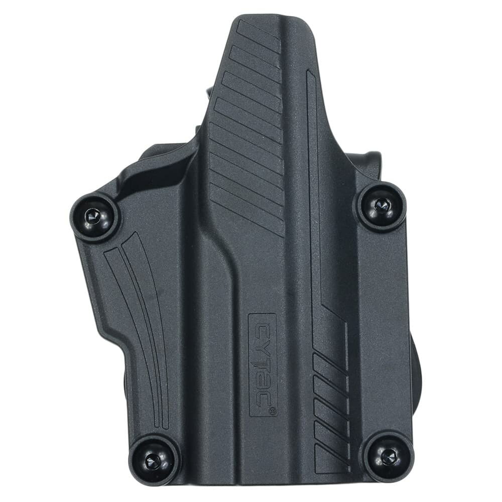 CYTAC メガフィットホルスター 右手用 サムリリースボタン搭載 パドル付き CY-TUHFS サイタック Mega-Fit Holster マルチフィット ポリマー ヒップホルスター CQCホルスター CQBホルスター 近接格闘 拳銃嚢 ベルトホルスター
