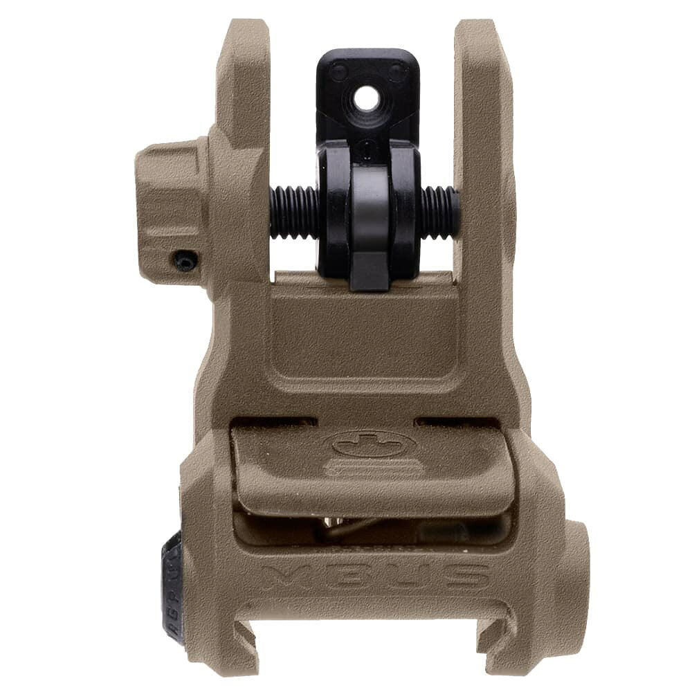 ミリタリーショップ レプマートのMAGPUL バックアップサイト MBUS3 フリップアップ式 リアサイト MAG1167 [ フラットダークアース ] マグプル Made in USA アイアンサイト RearSight 照星 照門 照準器 フロントサイト 金属サイト 鉄サイト｜アングル2