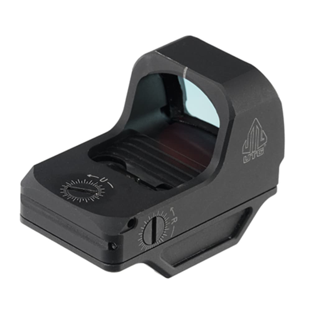 ミリタリーショップ レプマートのLEAPERS UTG ドットサイト OP3 レッドレティクル 4.0MOA OP-RDM20R リーパーズUTG 照準器 シングルドット Docterマウント対応 20mmレール ダットサイト 光学照準器 オプティカルサイト オープンドット ドットスコープ レッドサイト レッドドットスコープ ホログラサイト｜アングル2