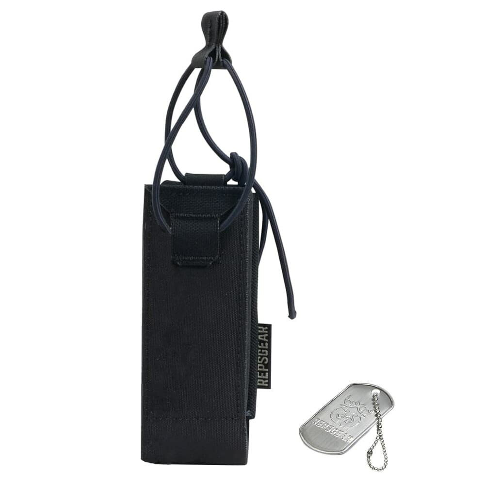 REPSGEAR シングルマガジンポーチ MOLLE対応 サブマシンガン用 PT-P028 [ ブラック ] レプズギア SMGマ..